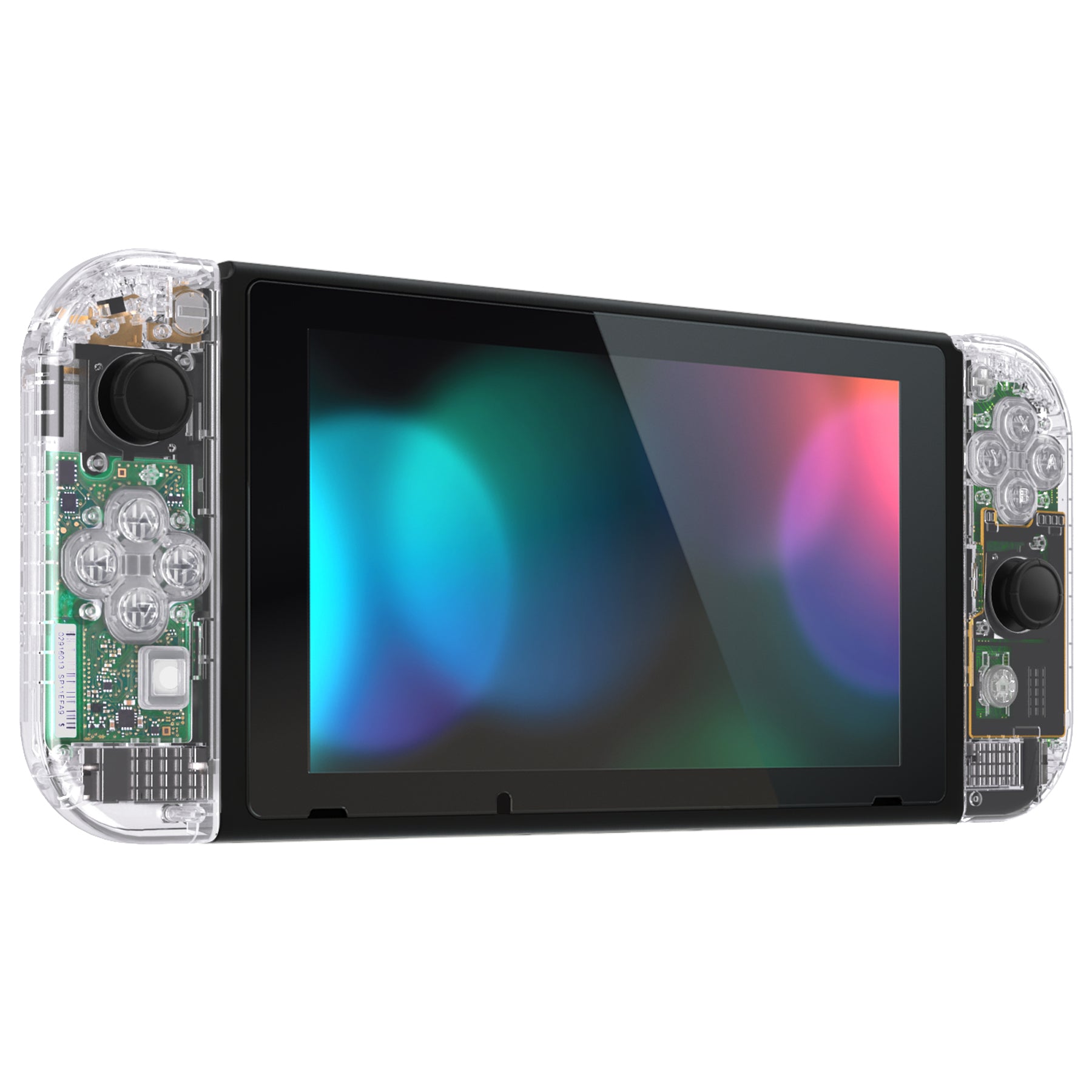 eXtremeRate Crystal Clear Replacement Full Set Shells For Nintendo