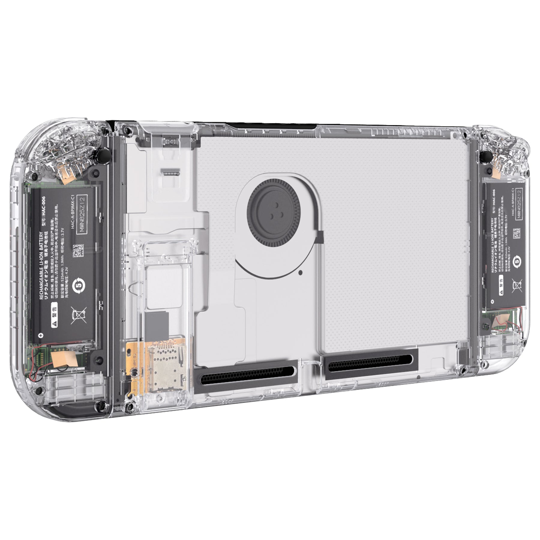 eXtremeRate Crystal Clear Replacement Full Set Shells For Nintendo
