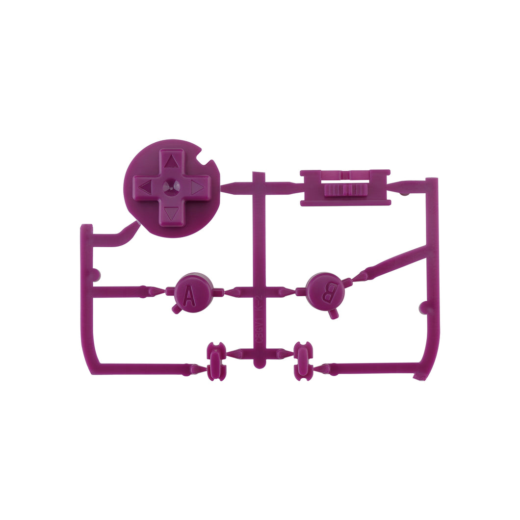 eXtremeRate DMG Grape Replacement Full Set Buttons for Gameboy Color GBC - GBW0145