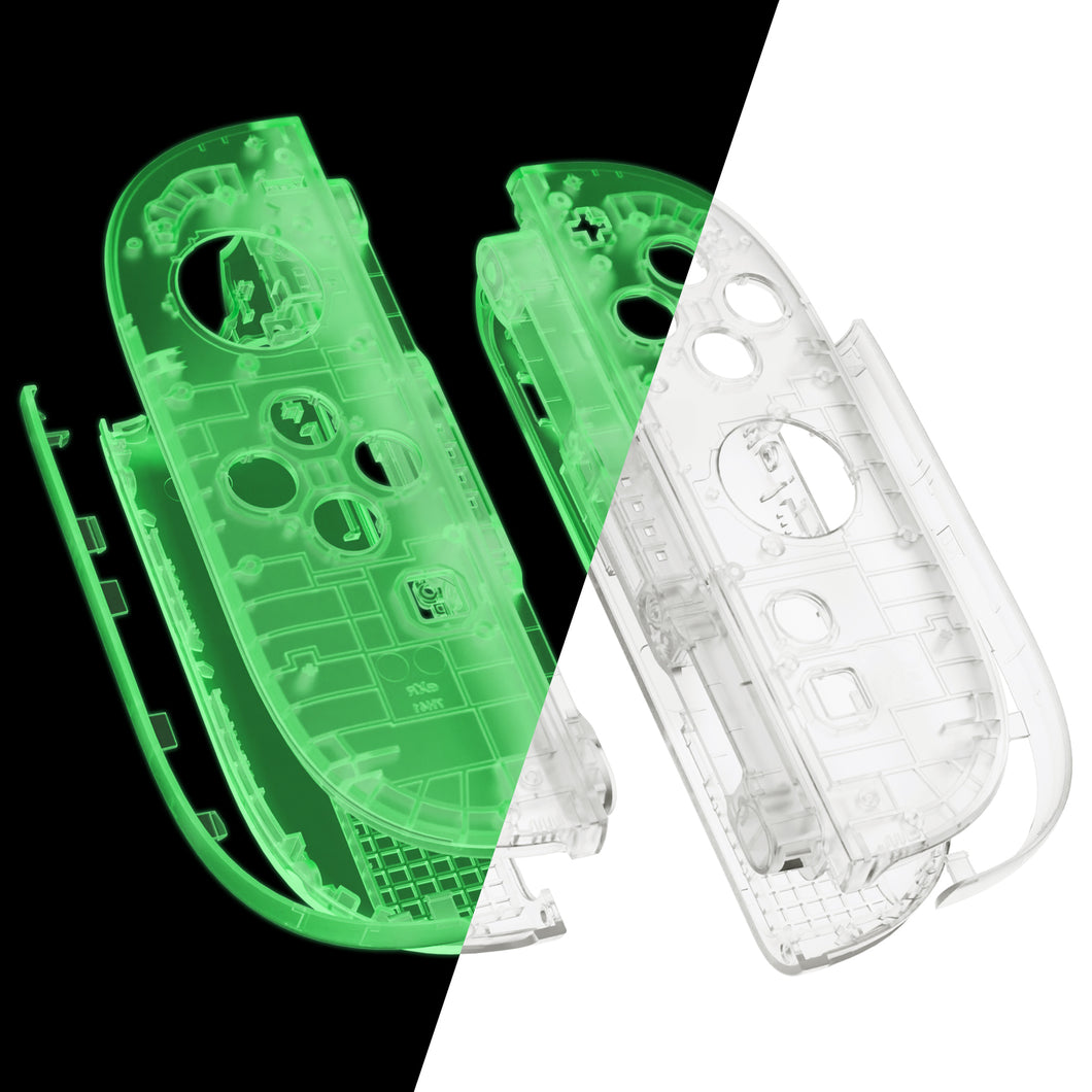 eXtremeRate Glow in Dark - Green DIY Replacement Joycon Shells for Nintendo Switch 2 - JB2NTM007