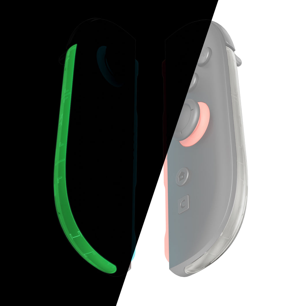 eXtremeRate Glow in Dark- Green Replacement Decorative Strips for Joycon 2 of Nintendo Switch 2 - ZB2NTM007