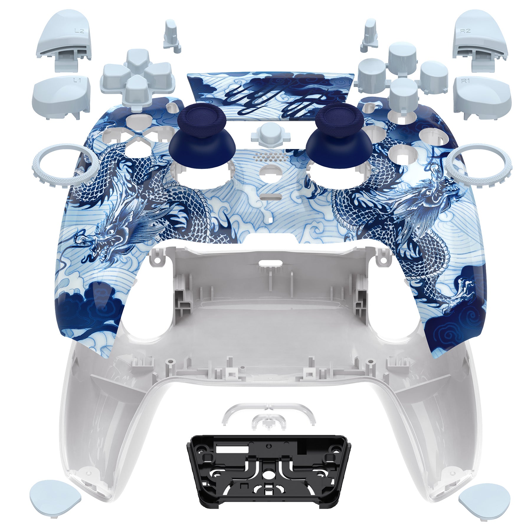 LUNA Redesigned Porcelain Dragon Replacement Full Set Shells with
