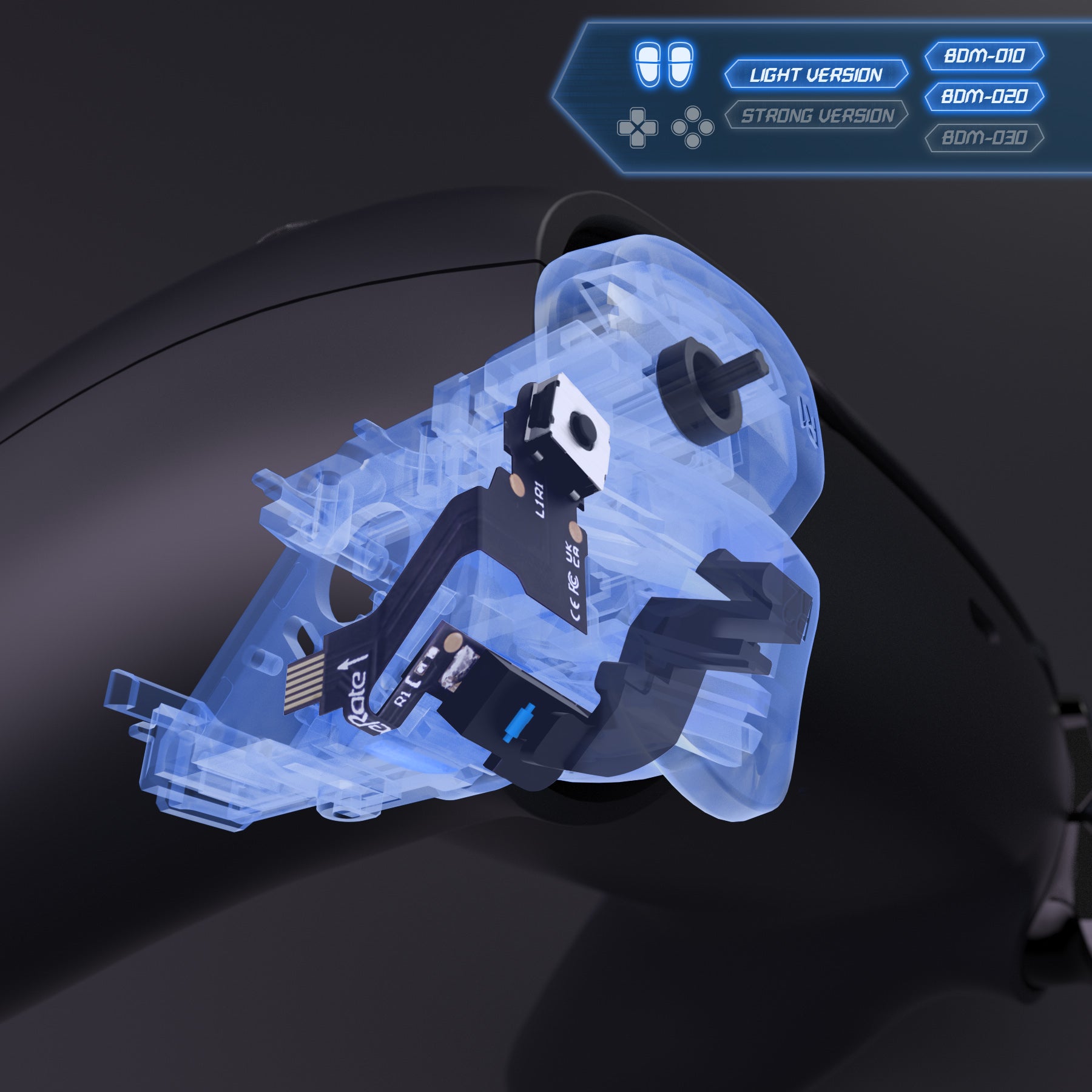 eXtremeRate Micro Switch - Light Version Tactile Clicky Hair Trigger ...