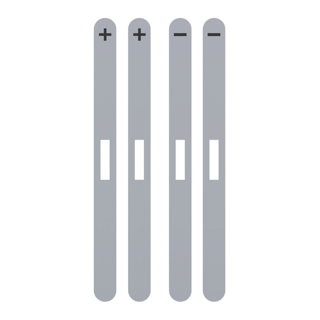 eXtremeRate New Hope Gray Decorative Rail Slot Sticker for Nintendo Switch 2 Console - DDBNT109