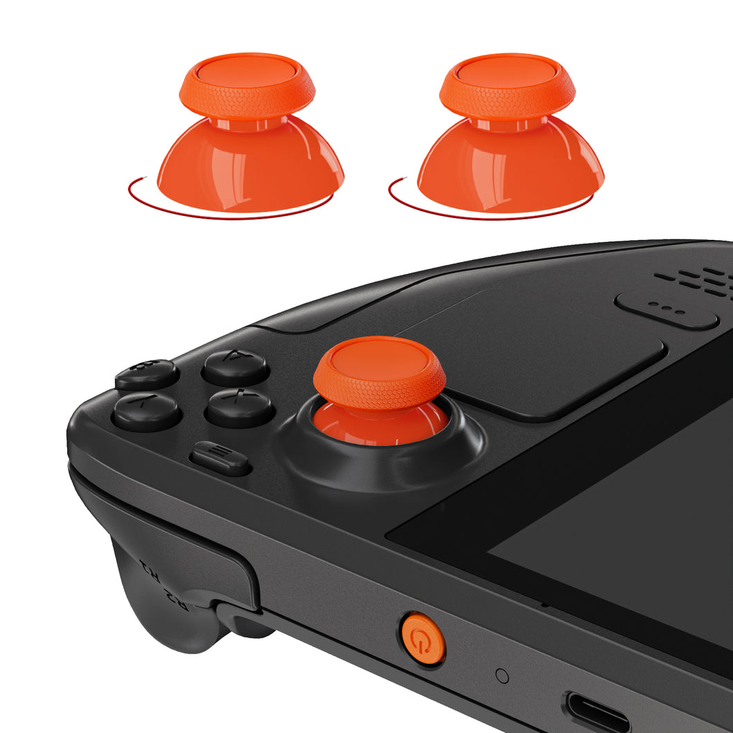 eXtremeRate Orange Replacement Thumbsticks with Original Touch Sensing for Steam Deck LCD & OLED - GGBSDM003A
