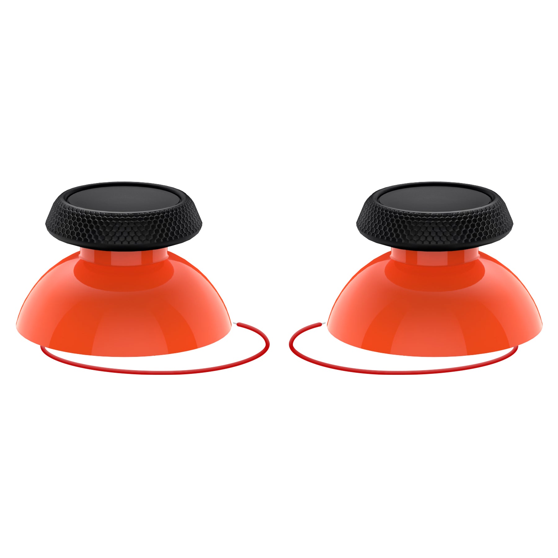エクスケア　アップスティック eXtremeRate Orange & Black Replacement Thumbsticks with Original