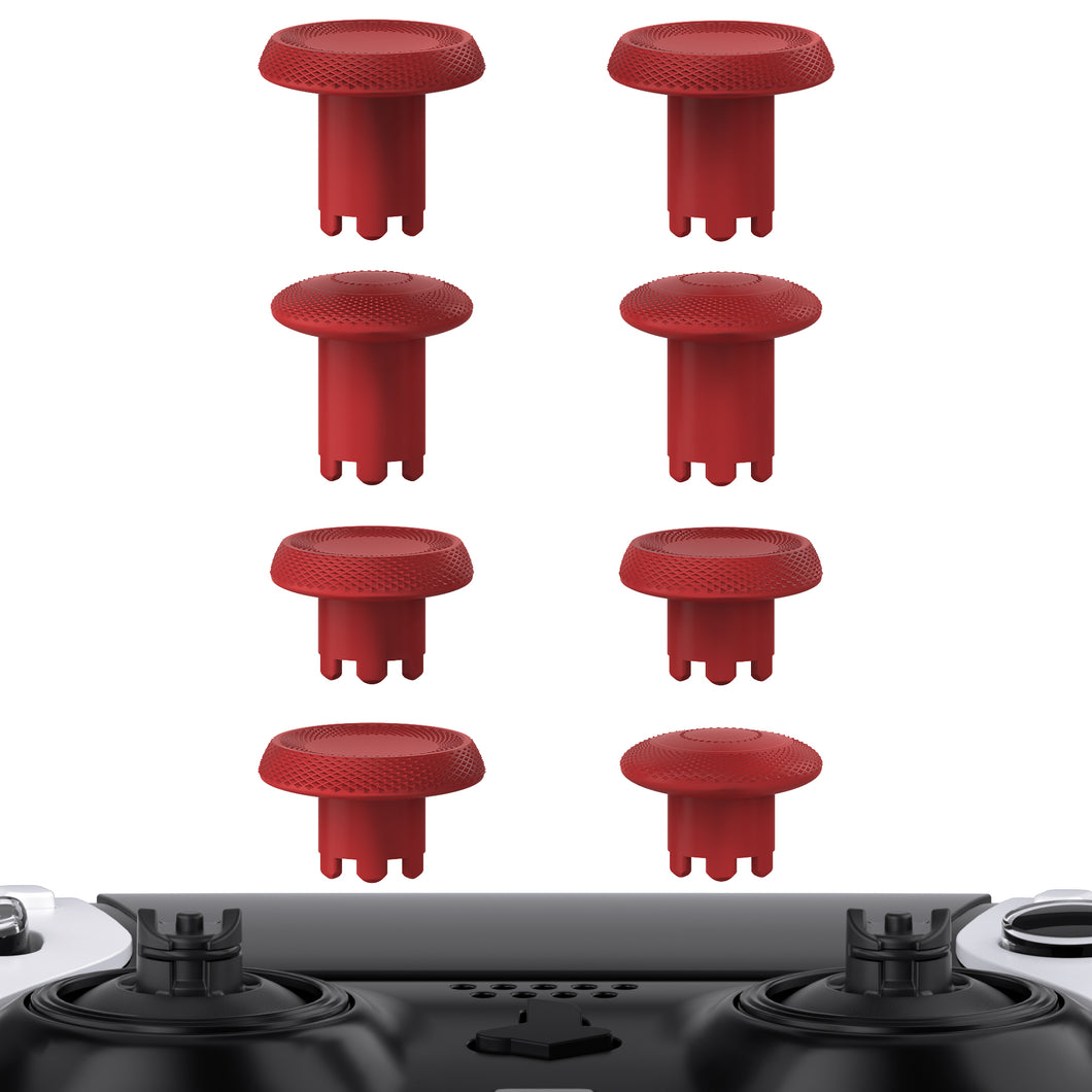 Extremerate Carmine Red Replacement ThumbsGear Interchangeable Thumbsticks for PS5 Edge Controller - XCKEGM004WS