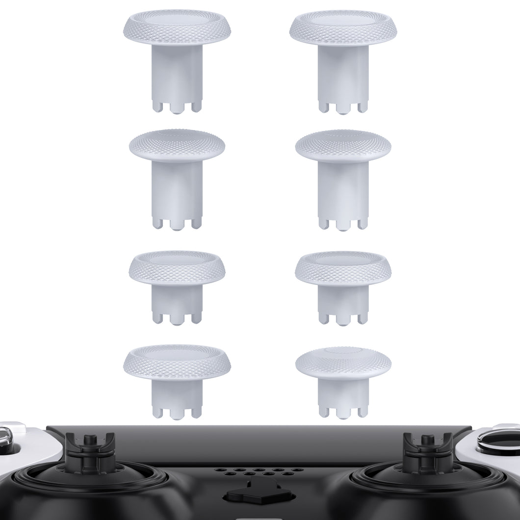 Extremerate Original White Replacement ThumbsGear Interchangeable Thumbsticks for PS5 Edge Controller - XCKEGM002WS