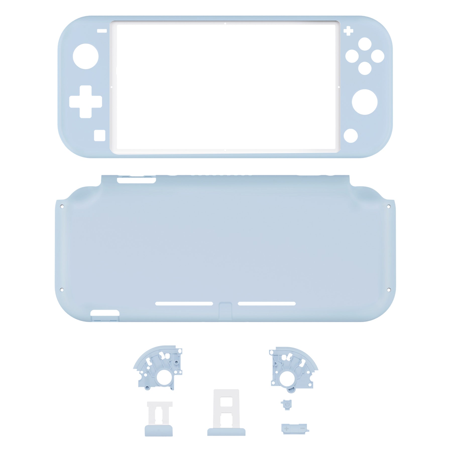 eXtremeRate Sky Blue Replacement Full Set Shells For Nintendo