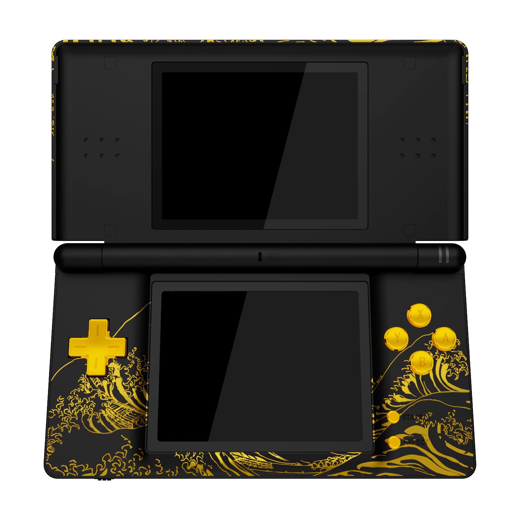 eXtremeRate The Great GOLDEN Wave Off Kanagawa - Black Replacement