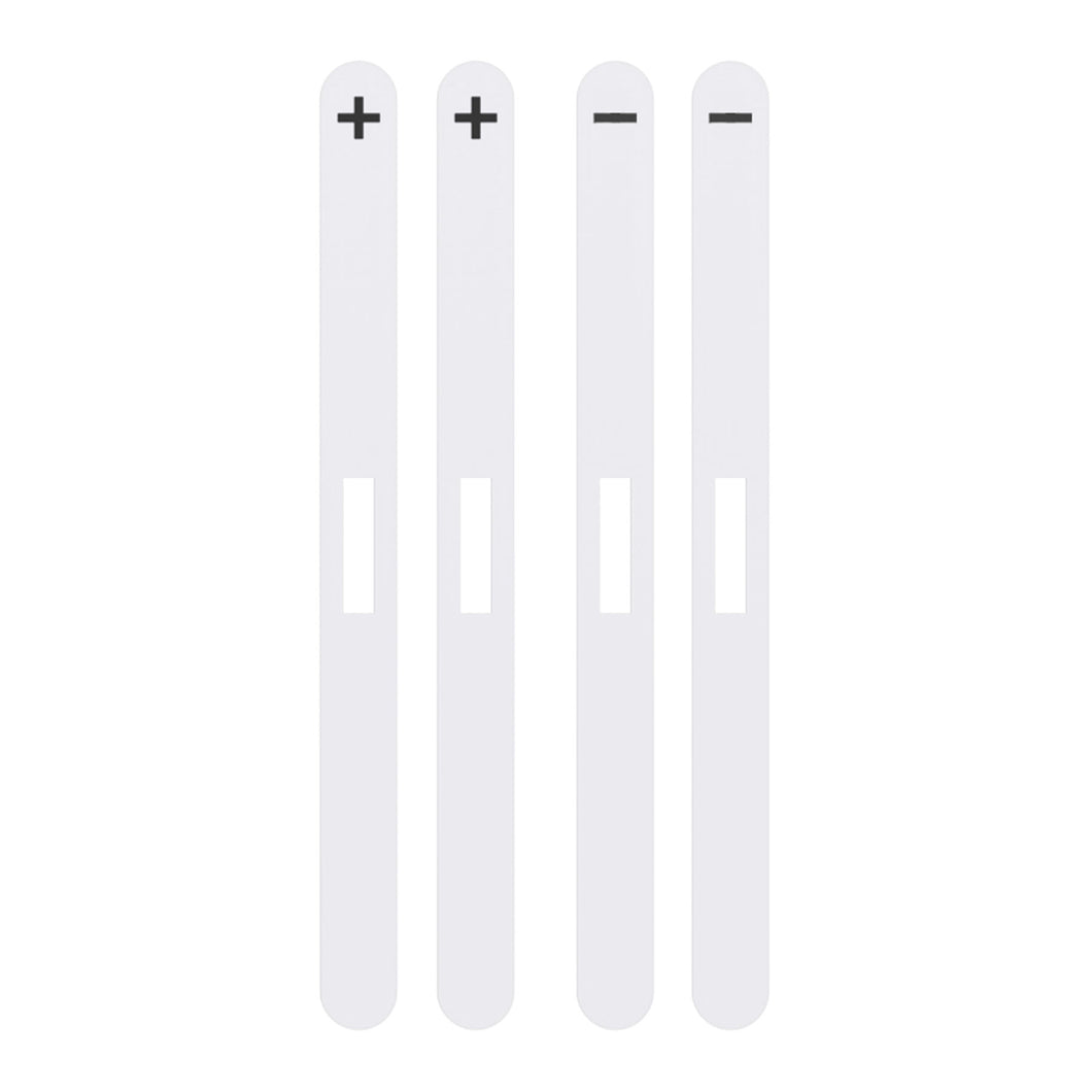 eXtremeRate White Decorative Rail Slot Sticker for Nintendo Switch 2 Console - DDBNT106