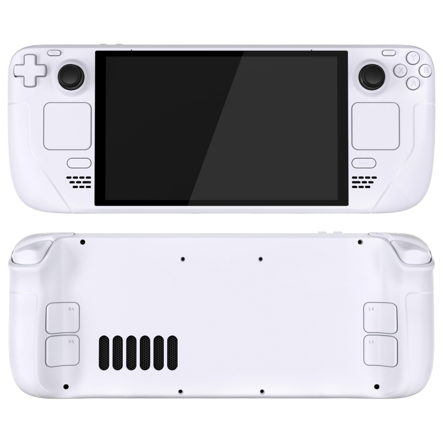 EXtremeRate White Replacement Full Set Shell for Steam Deck OLED