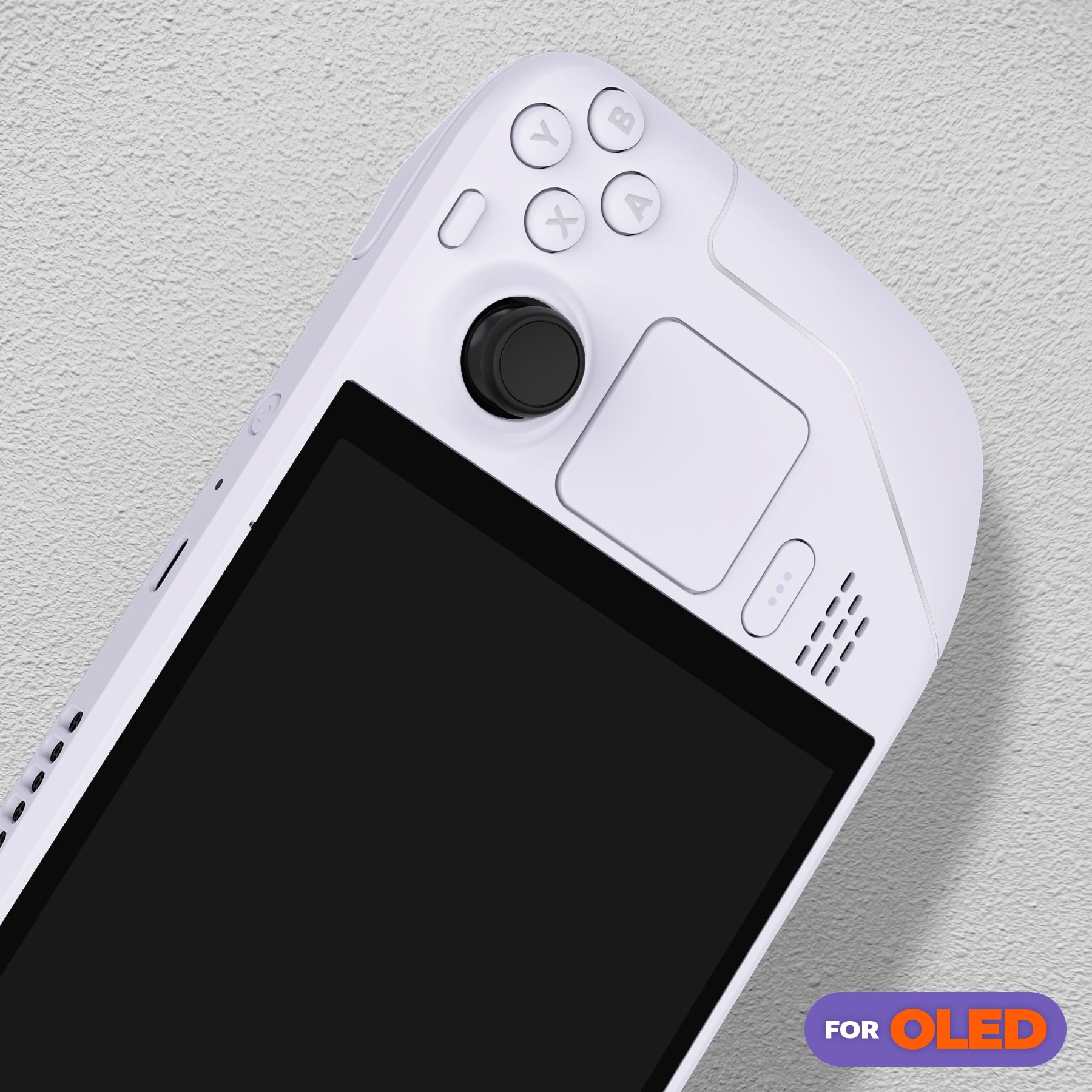 EXtremeRate White Replacement Full Set Shell for Steam Deck OLED