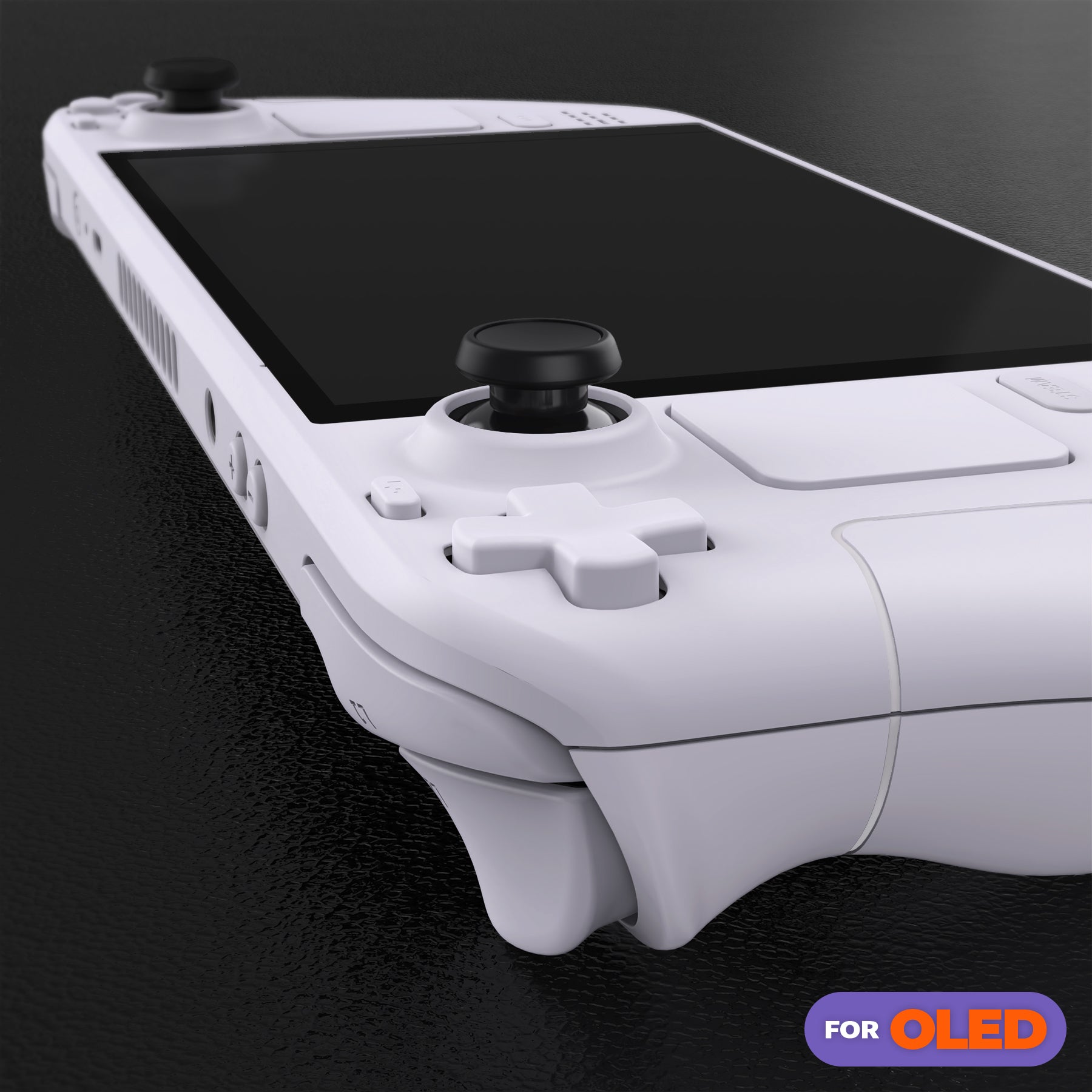 EXtremeRate White Replacement Full Set Shell for Steam Deck OLED
