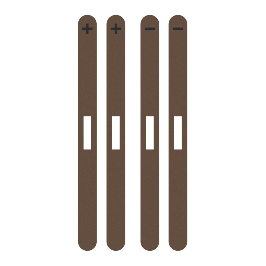 eXtremeRate Wood Brown Decorative Rail Slot Sticker for Nintendo Switch 2 Console - DDBNT184