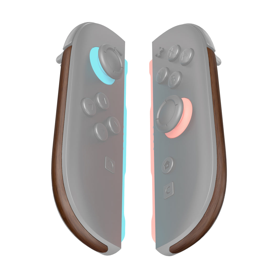 eXtremeRate Wood Grain Replacement Decorative Strips for Joycon 2 of Nintendo Switch 2 - ZB2NTS001