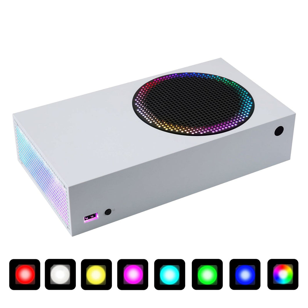 eXtremeRate 7 Colors 39 Effects RGB LED Light Strip for Xbox Series S Console Fan Vent with IR Remote - X3LED09 - Extremerate Wholesale