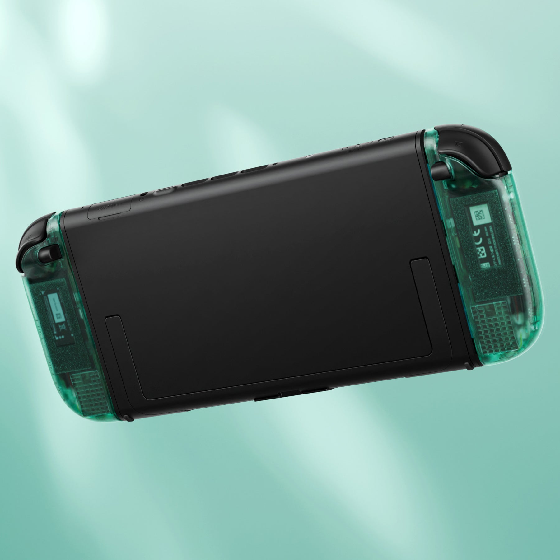 eXtremeRate Clear Emerald Green DIY Replacement Joycon Shells for