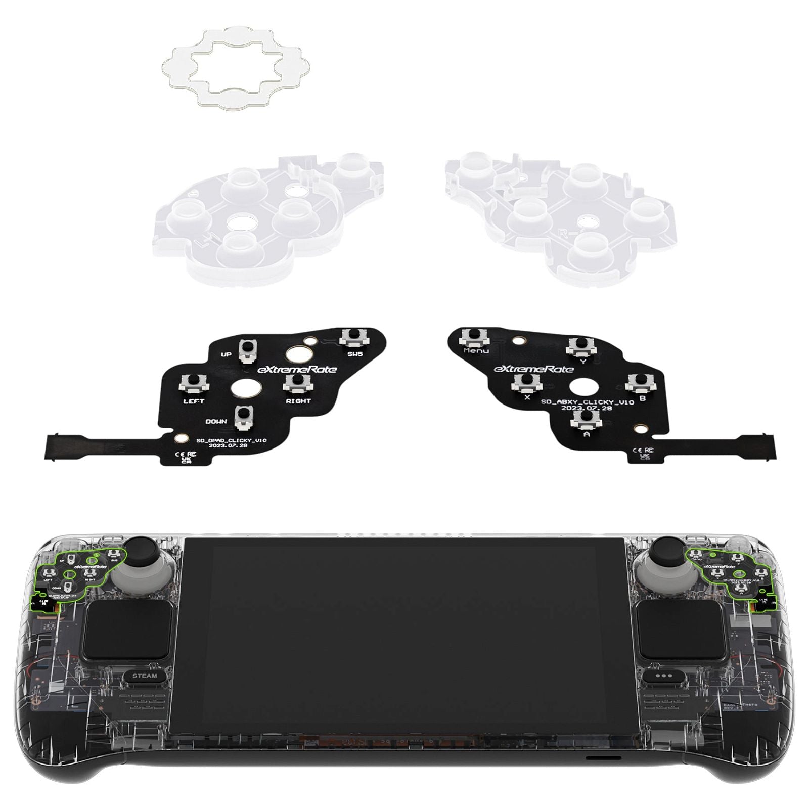 eXtremeRate Face Clicky Kit For Steam Deck LCD - NYESD001