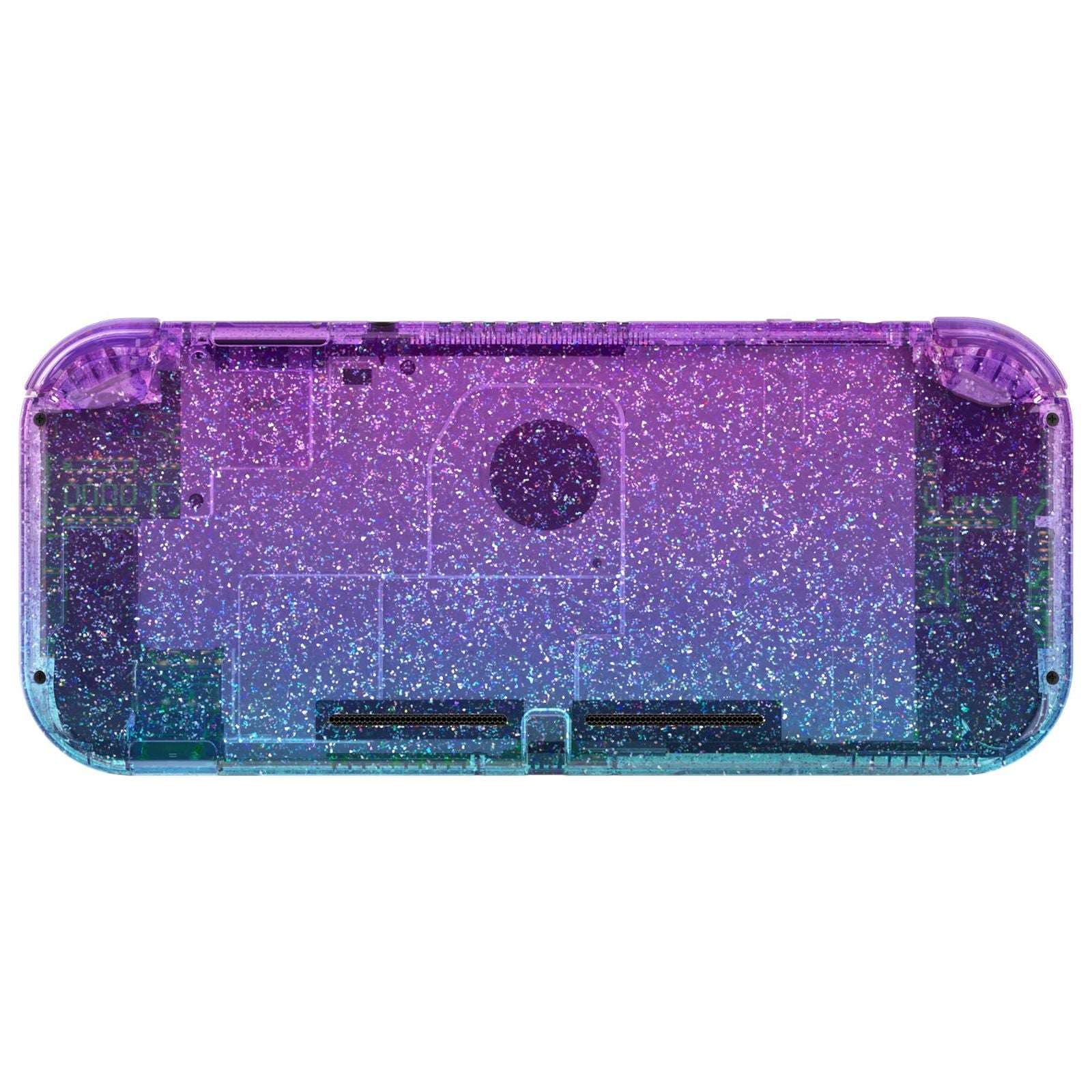eXtremeRate Glitter Gradient Translucent Bluebell & Blue