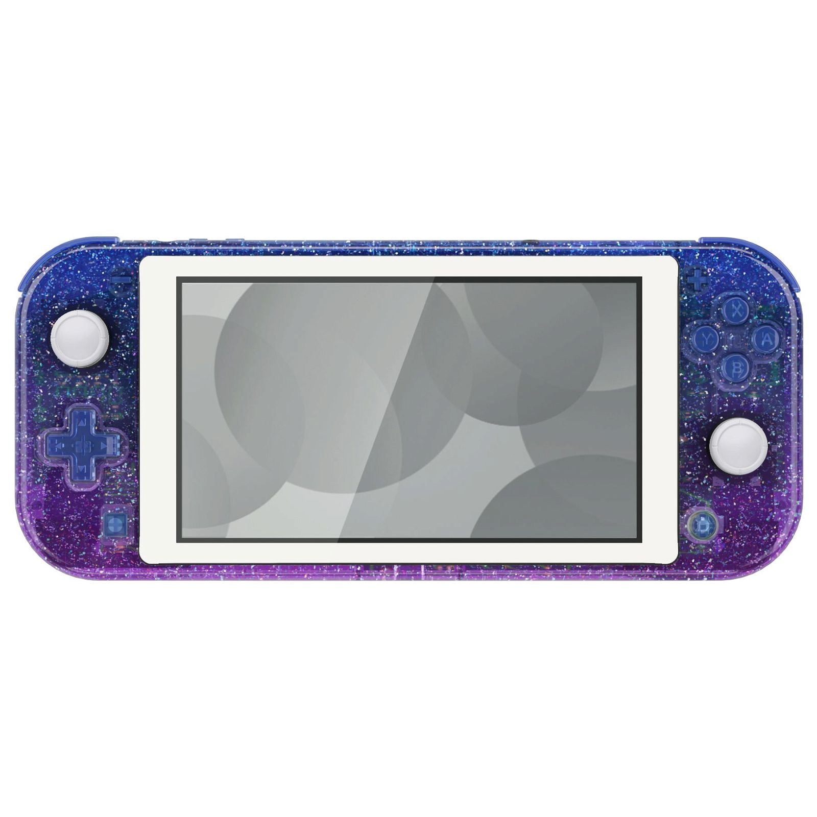 eXtremeRate Glitter Gradient Translucent Bluebell Replacement Full