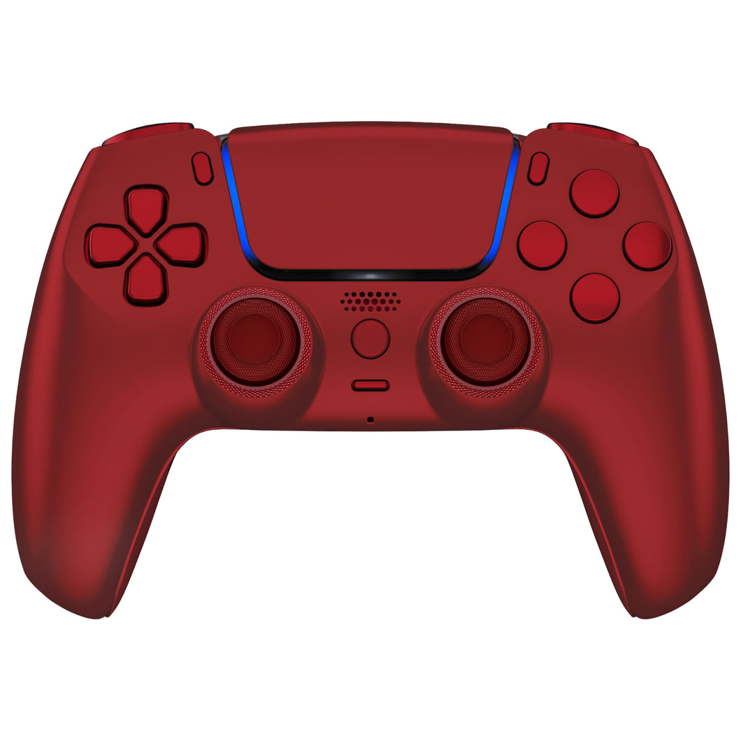 LUNA Redesigned Vampire Red Replacement Full Set Shells with Buttons For PS5 Controller BDM-030/040/050 - KQXPFP002WS