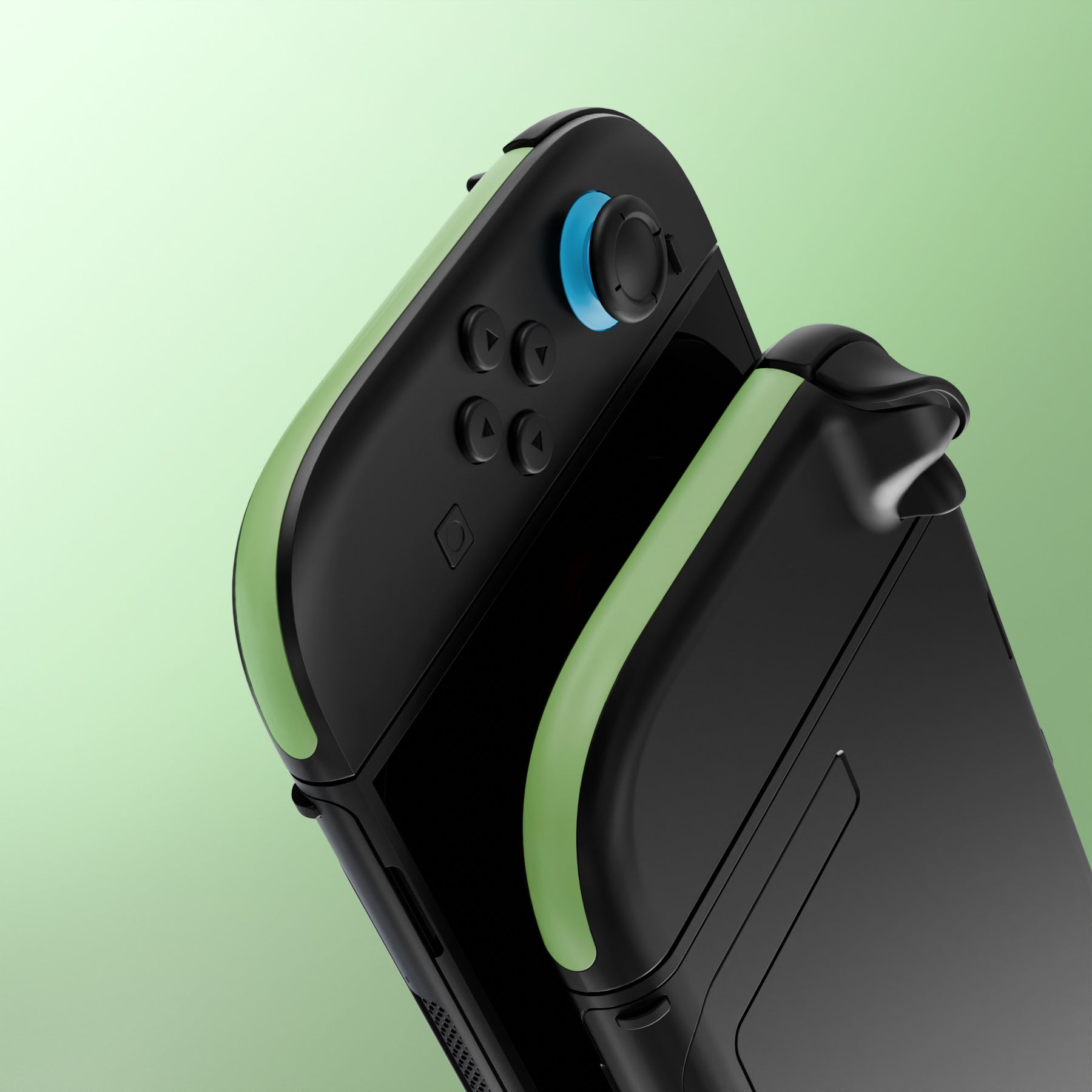 eXtremeRate Matcha Green Replacement Decorative Strips for Joycon