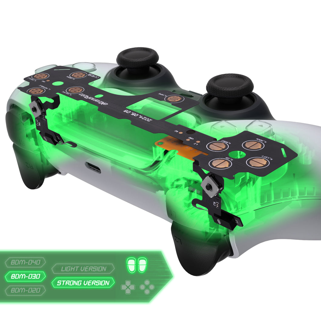 Micro Switch-Strong Version Clicky Hair Trigger Kit for PS5 Controller Shoulder Buttons, Ergonomic Micro Switch Bumper Trigger Buttons Mouse Click for PS5 Controller BDM-030 - PFMD010V2
