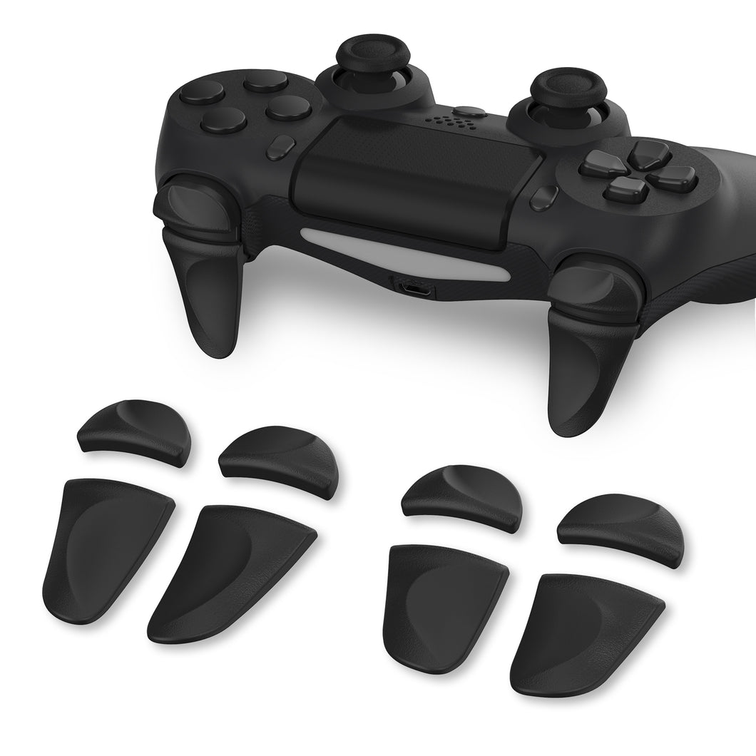 2 Pairs Black Shoulder Buttons Extension Triggers Compatible With PS4 All Model Controller-P4PJ001