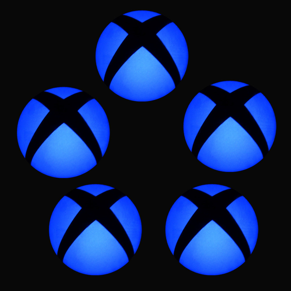 5 PCS LED Color Change Sticker Decal for Xbox One Console Power Button Blue-GX00090