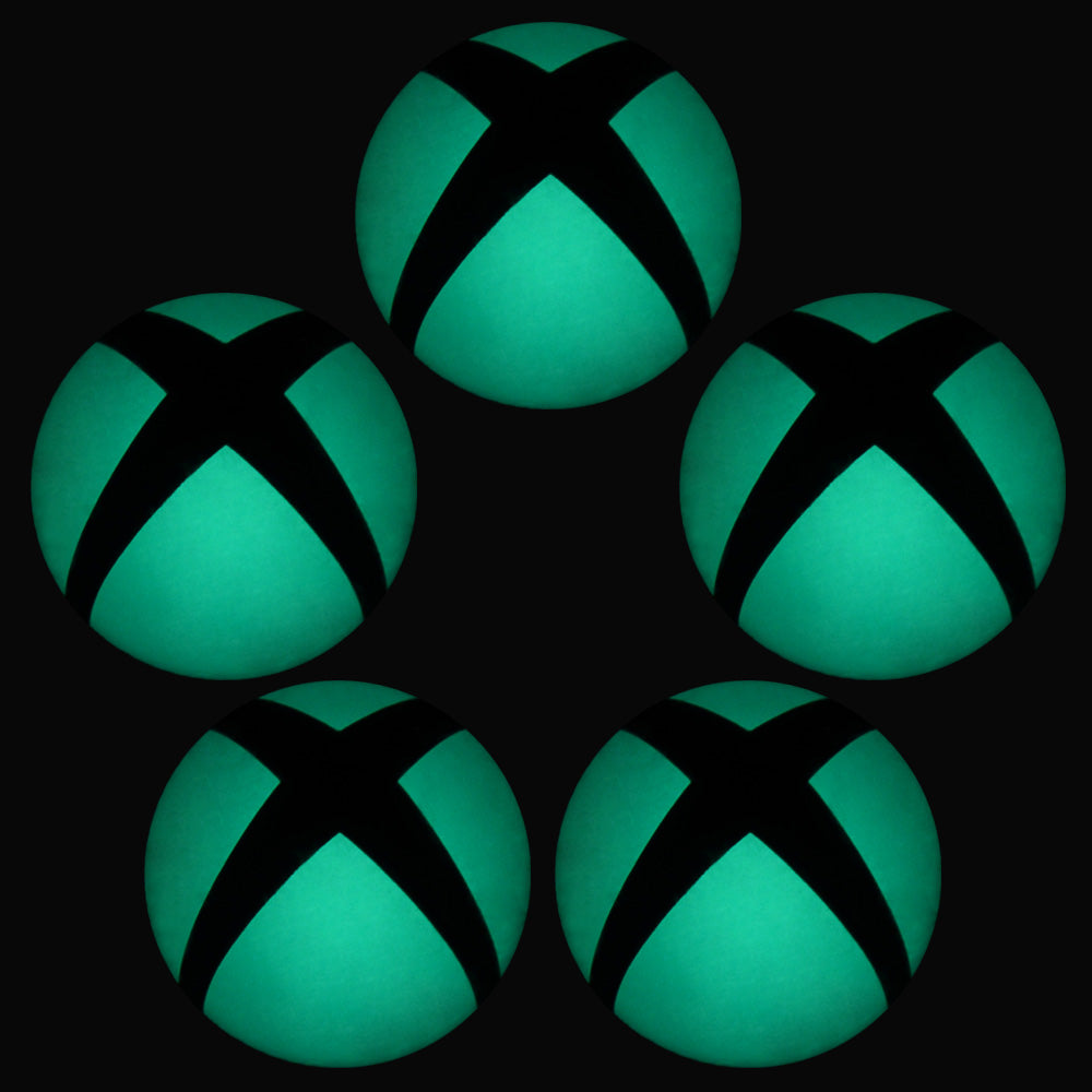 5 PCS LED Color Change Sticker Decal for Xbox One Console Power Button Green-GX00091