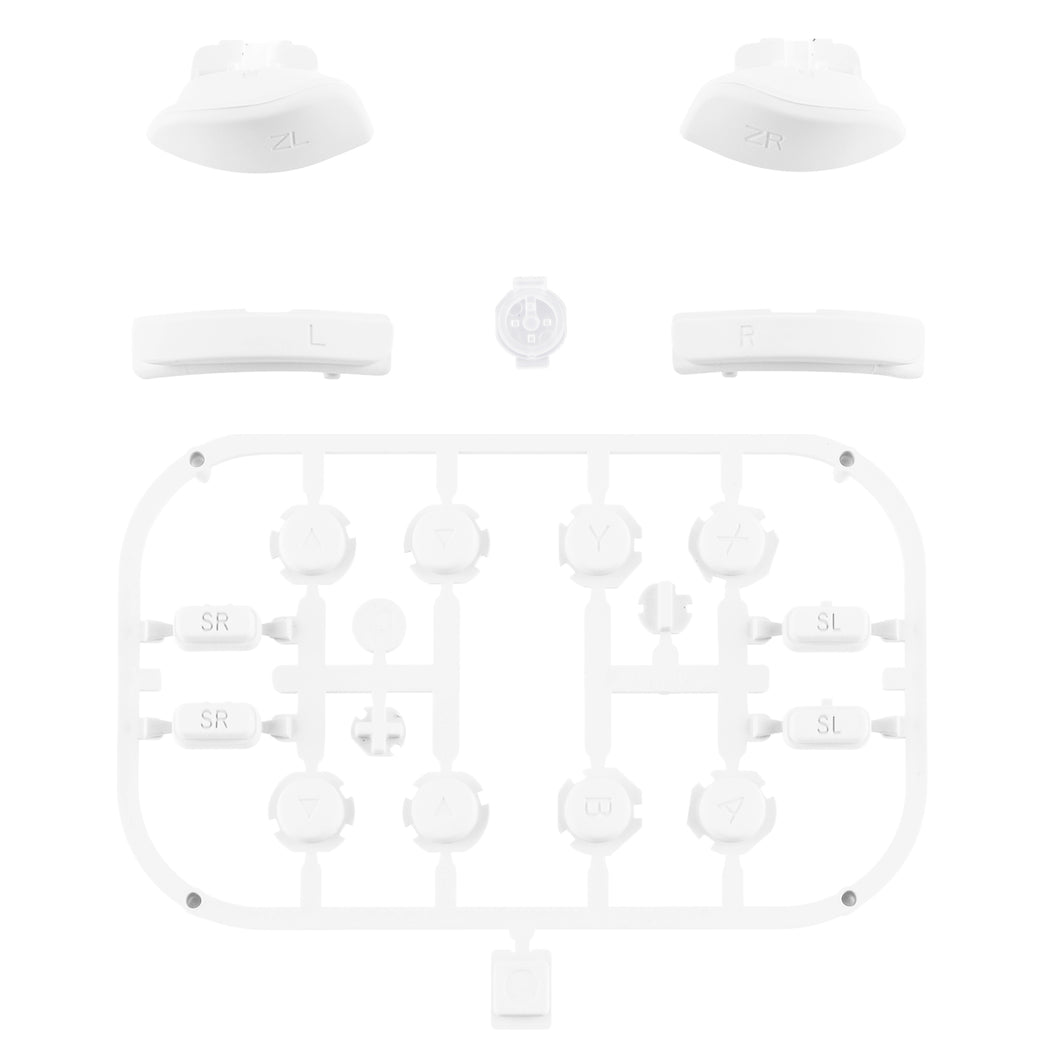 Solid White 21in1 Button Kits For NS Switch Joycon & OLED Joycon-AJ110