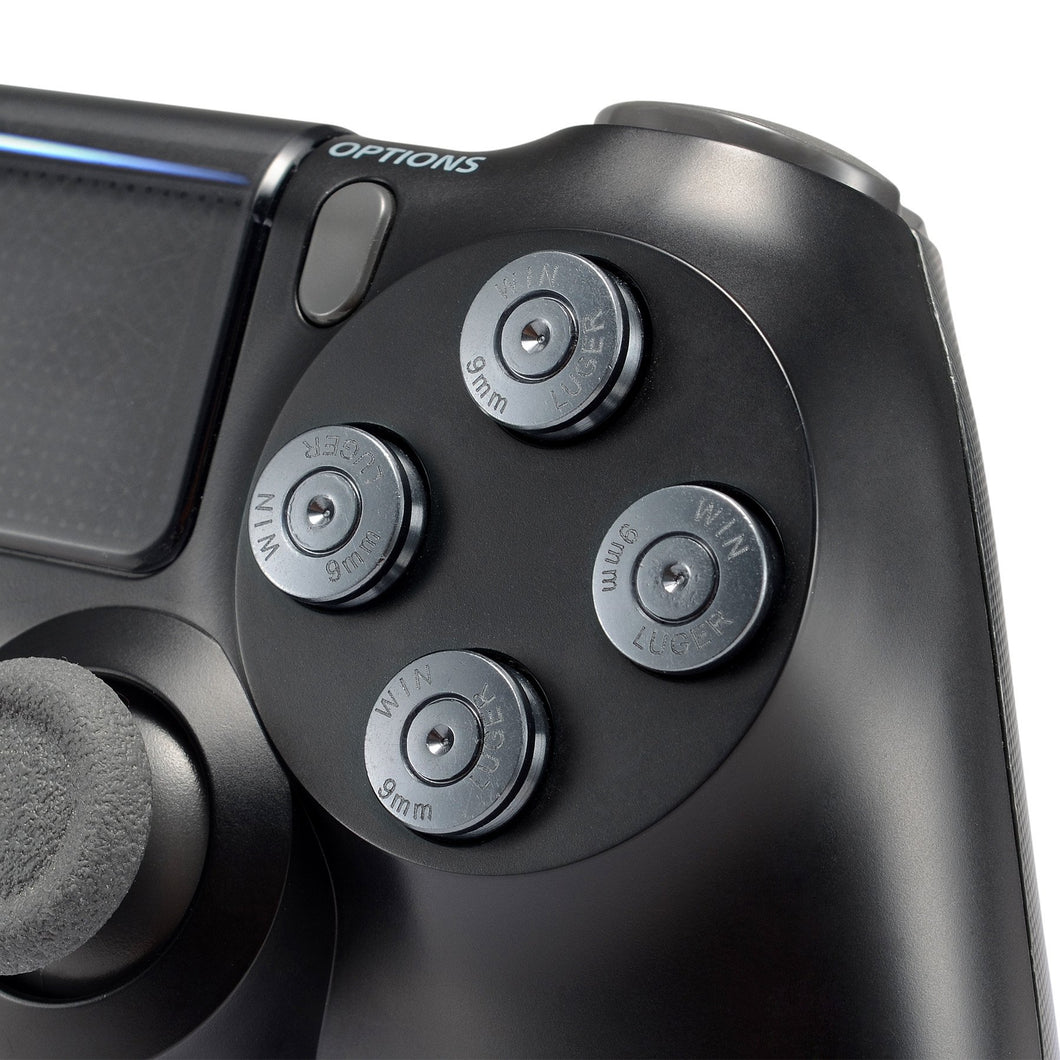 Aluminum Gun Bullet Buttons Compatible With PS3 PS4 Controller-P3J0206