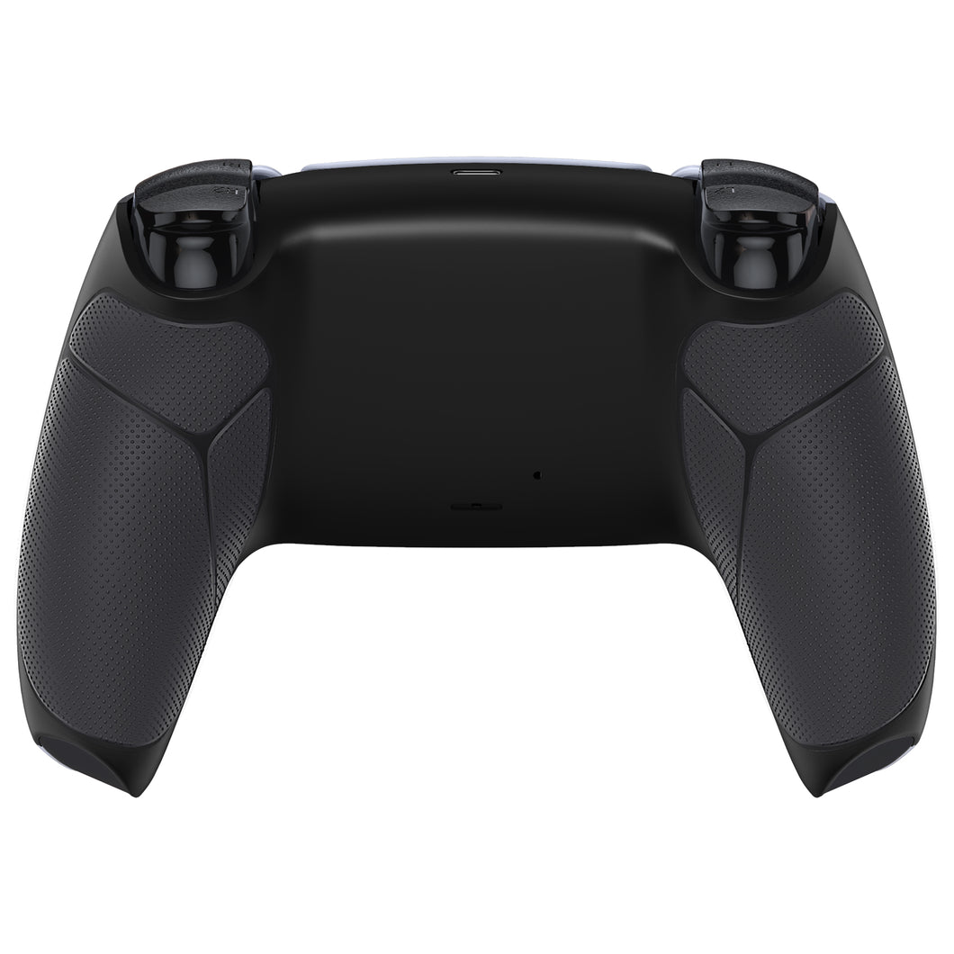 Black Performance Non-Slip Rubberized Grip Replacement Bottom Shell Compatible With PS5 Controller BDM-010 & BDM-020 & BDM-030 & BDM-040 - DPFU6001WS