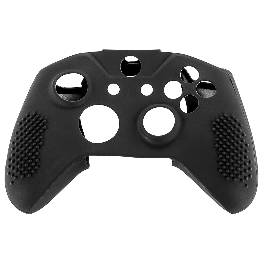 Black Silicone Case Skin for Xbox One S Controller-XOQ027