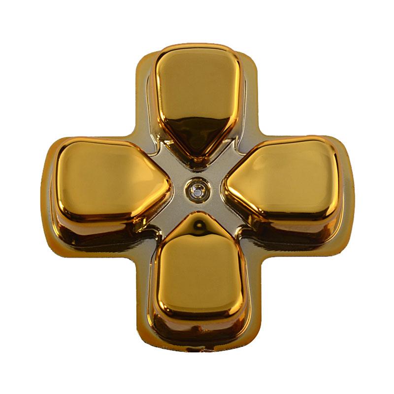 Chrome Gold Dpad Compatible With PS4 Controller-P4J0501 (MOQ100pcs)