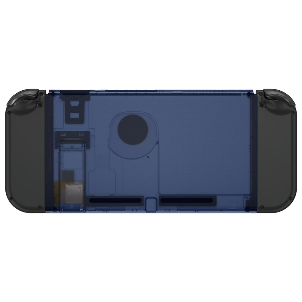 Clear Deep Ocean Blue Backplate With Kickstand For NS Console-ZM512WS