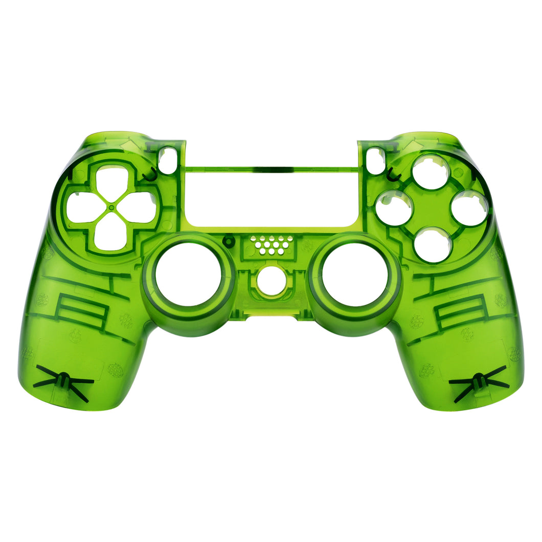 Clear Green Front Shell Compatible With PS4 Gen2 Controller-SP4FM04WS