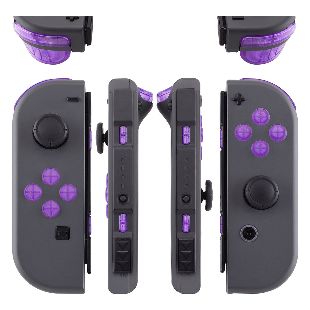 Clear Purple 21in1 Button Kits For NS Switch Joycon & OLED Joycon-AJ108WS