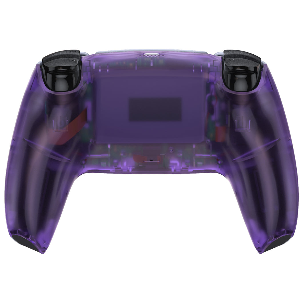 Clear Purple Back Shell Compatible With PS5 Controller-DPFM5005WS