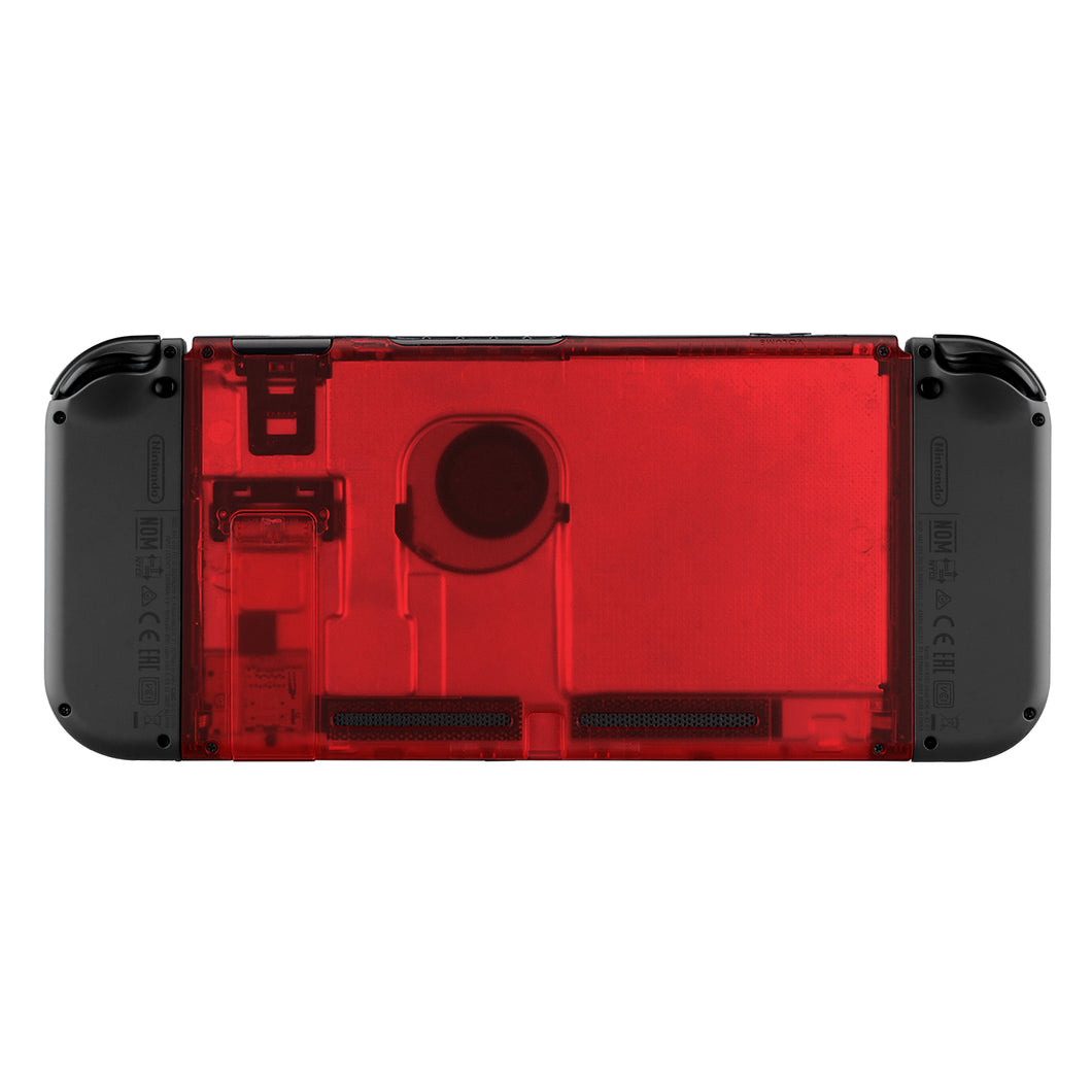 Clear Red Backplate With Kickstand For NS Console-ZM502WS