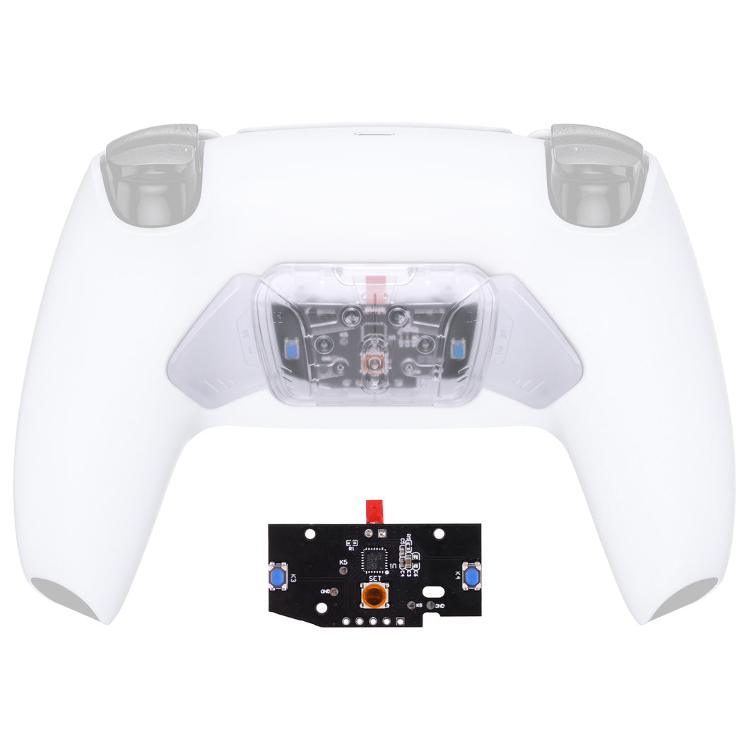 Turn Rise To Rise4 Kit-Clear Redesigned K1 K2 K3 K4 Back Buttons Housing & Remap PCB Board Compatible With PS5 Controller Extremerate Rise & Rise4 Remap Kit-VPFM5003P - Extremerate Wholesale