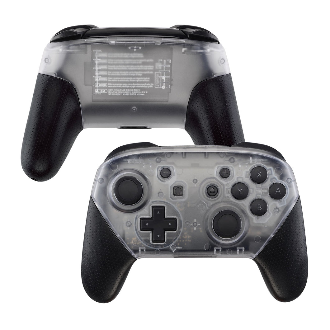 Clear Front Back Shells For NS Pro Controller-MRM501WS
