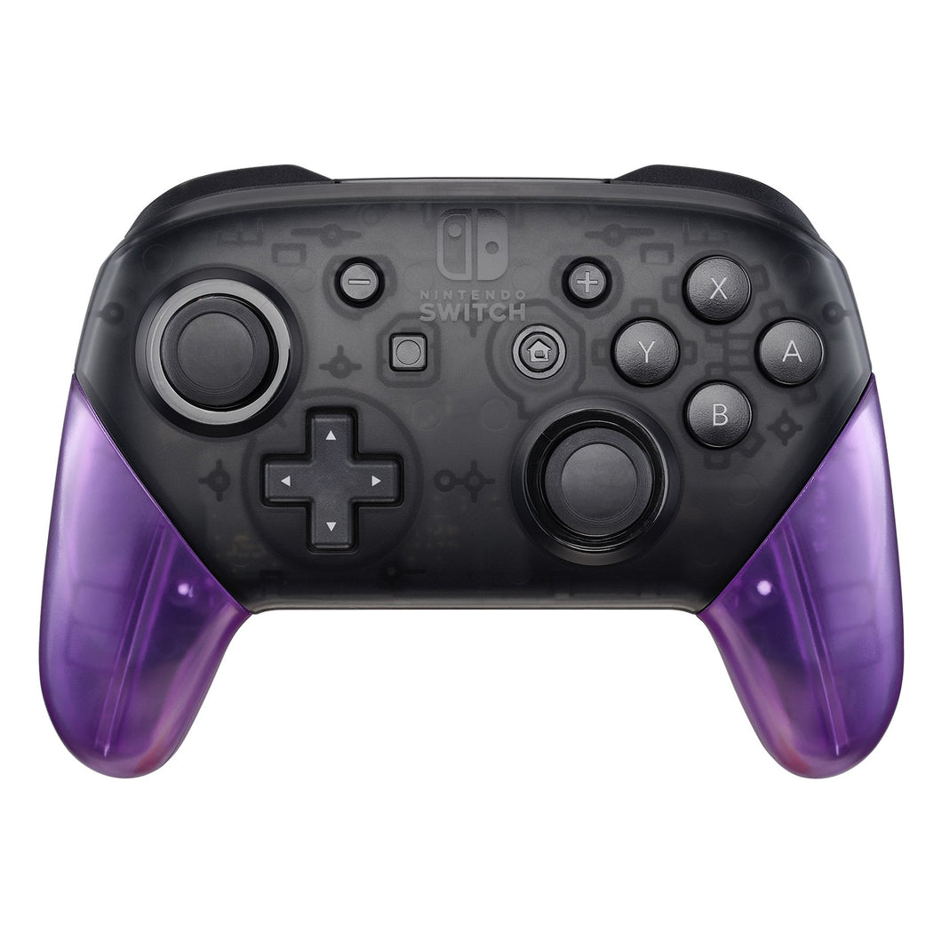 Clear Purple Handle Grips For NS Pro Controller-GRM505WS