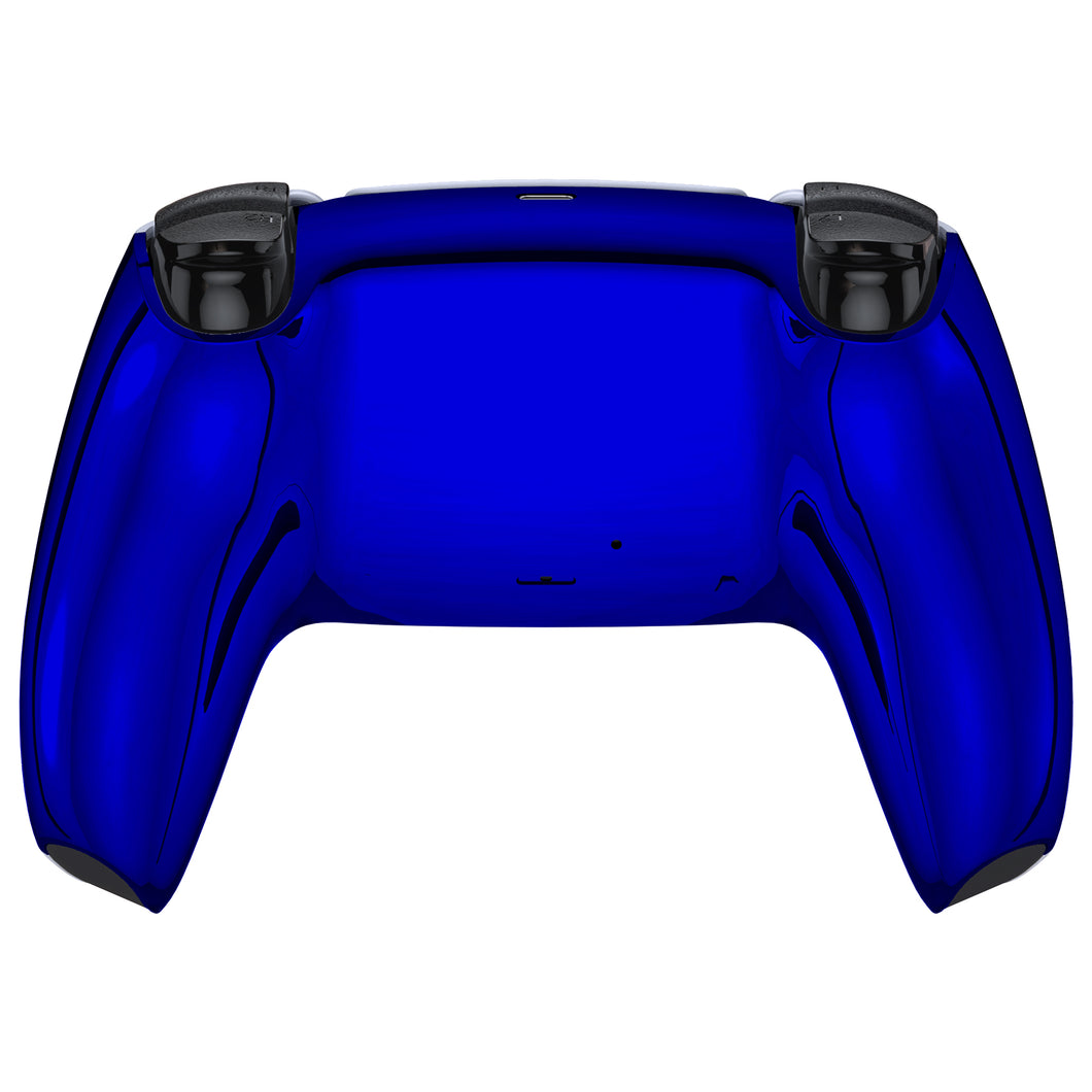 Glossy Chrome Blue Back Shell Compatible With PS5 Controller-DPFD4004WS