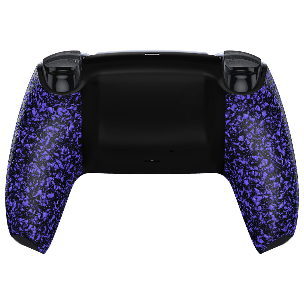Rubberized Purple Black Back Shell Compatible With PS5 Controller-DPFP3018WS