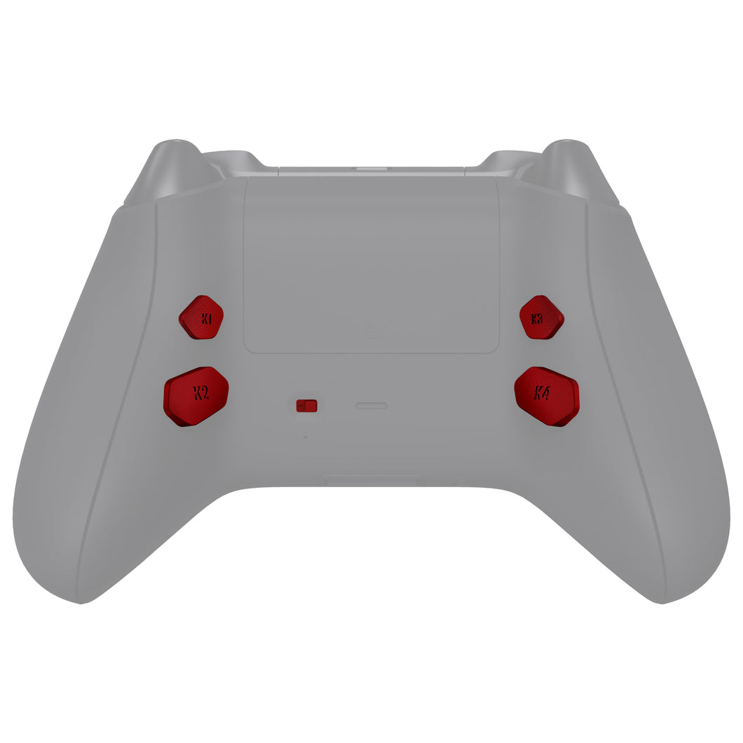 Matte UV Vampire Red Replacement Redesigned K1 K2 K3 K4 Back Buttons Paddles & Toggle Switch For Xbox Series X/S Controller Extremerate Hope Remap Kit-DX3P3003WS
