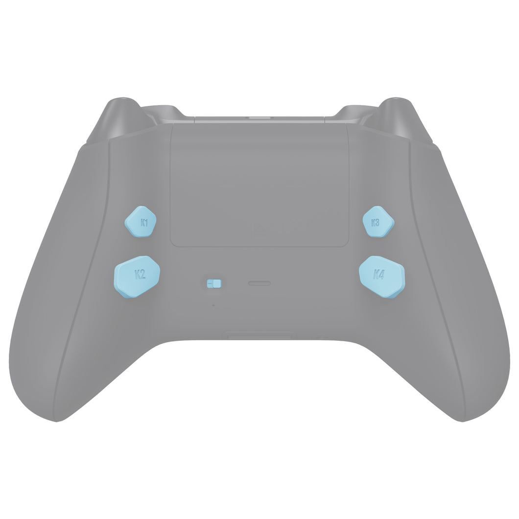 Matte UV Heaven Blue Replacement Redesigned K1 K2 K3 K4 Back Buttons Paddles & Toggle Switch For Xbox Series X/S Controller Extremerate Hope Remap Kit-DX3P3013WS