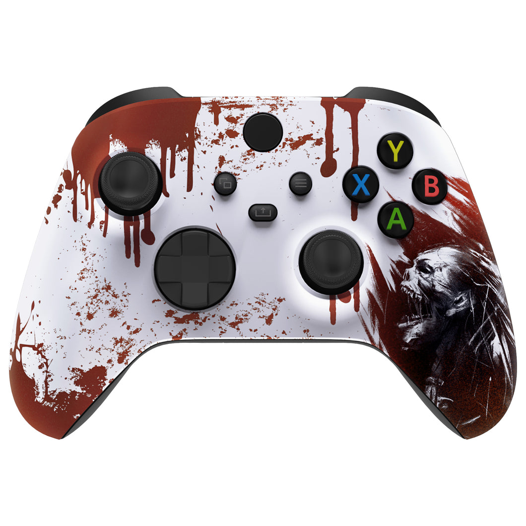 Soft Touch Blood Zombie Front Shell For Xbox Series X/S Controller-FX3T141WS