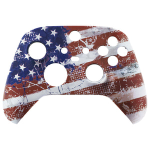 Soft Touch Impression US Flag Front Shell For Xbox Series X/S Controller-FX3T143WS - Extremerate Wholesale